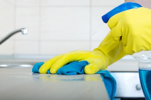 Clean and restored carpet surface after Brent carpet cleaning